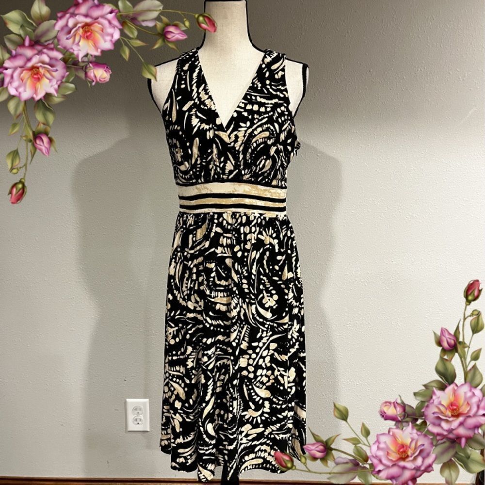 Evan Picone sleeveless knee length dress‎